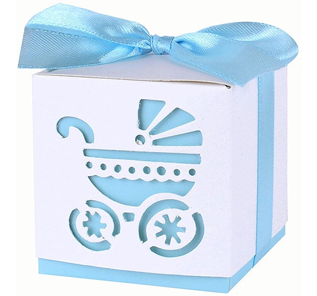 Scatolina Portaconfetti Nascita Maschietto/Bimbo
