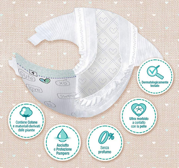 Pampers Naturello Composizione